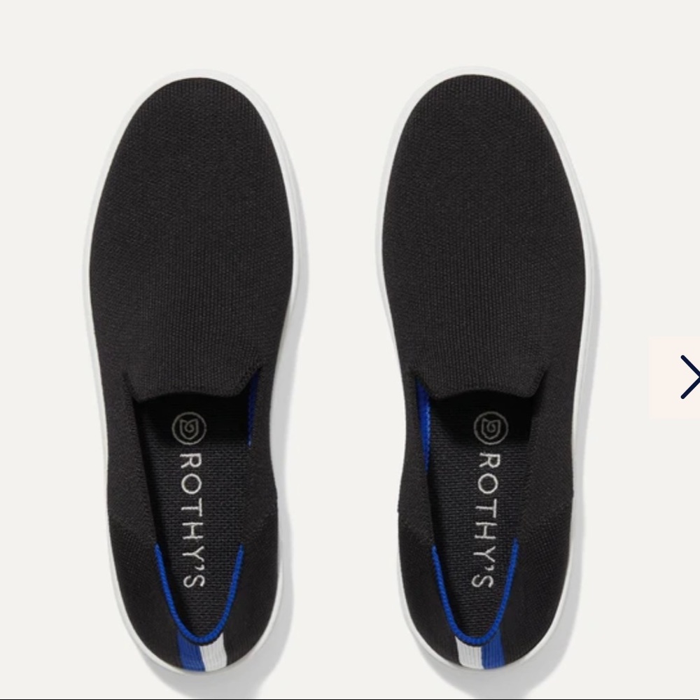Rothy's Black and Blue Flats